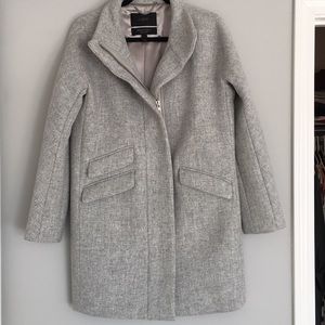 J.crew Cocoon coat in Italian stadium-cloth wool